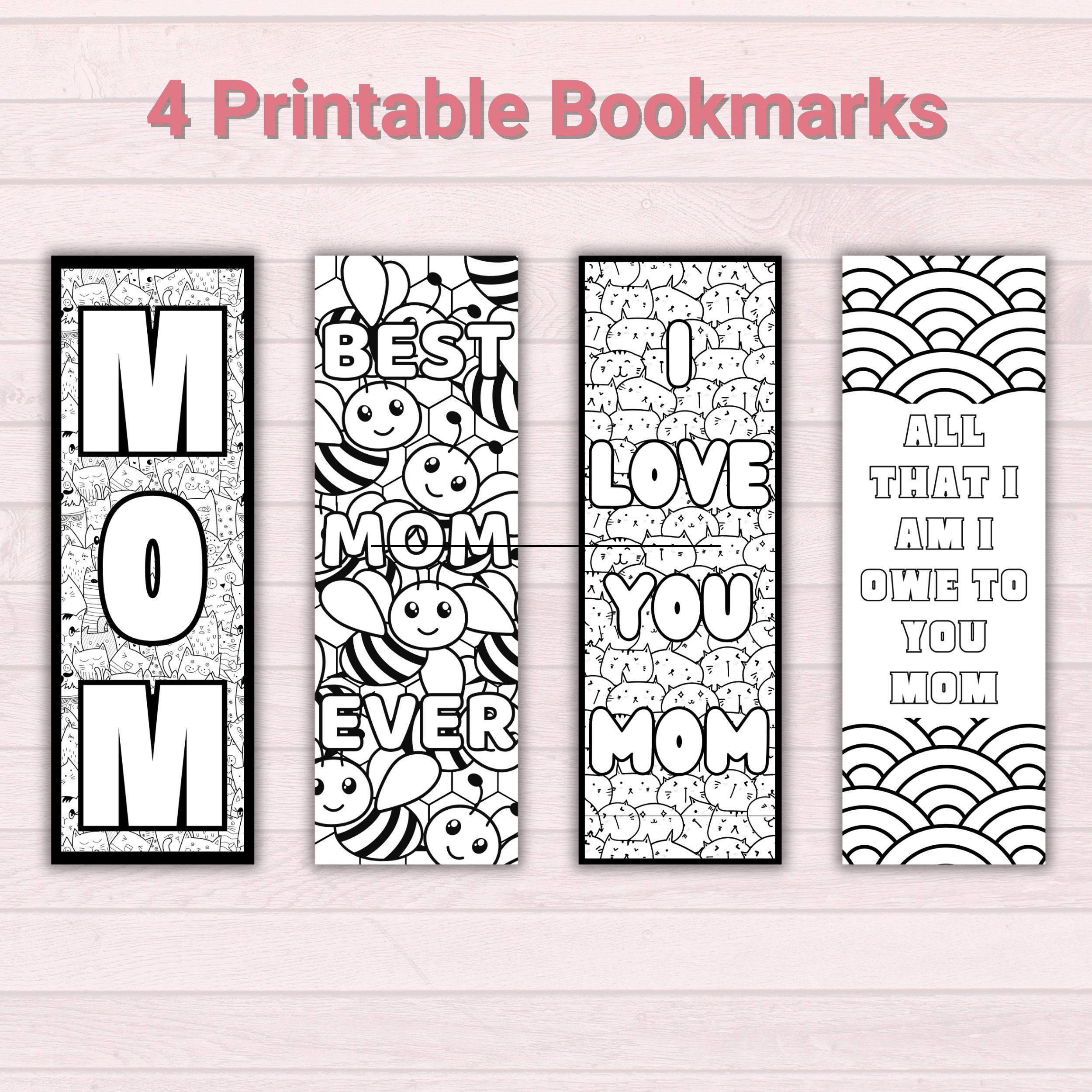 Printable Mothers Day Bookmarks