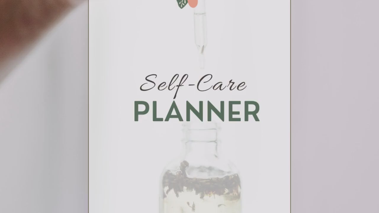 Self-Care Planner, Self-Care Tracker, Mental Health Mindfulness, Printable PDF Download, Healing Anxiety Self Love, Self Care Journal