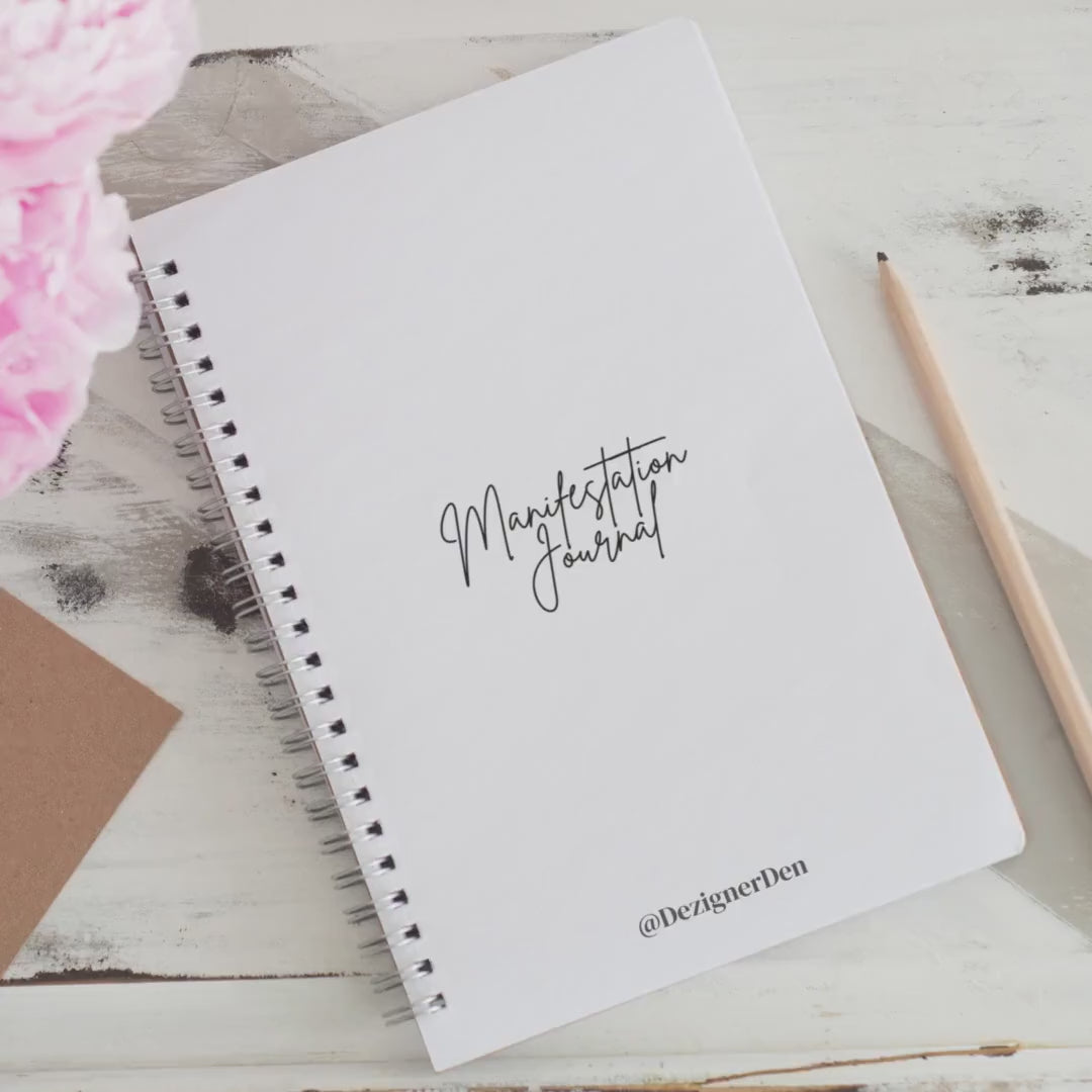 Printable Manifestation Journal for Intentional Manifesting, Law of Attraction, Self-Reflection, Manifesting Planner and Goal Setting