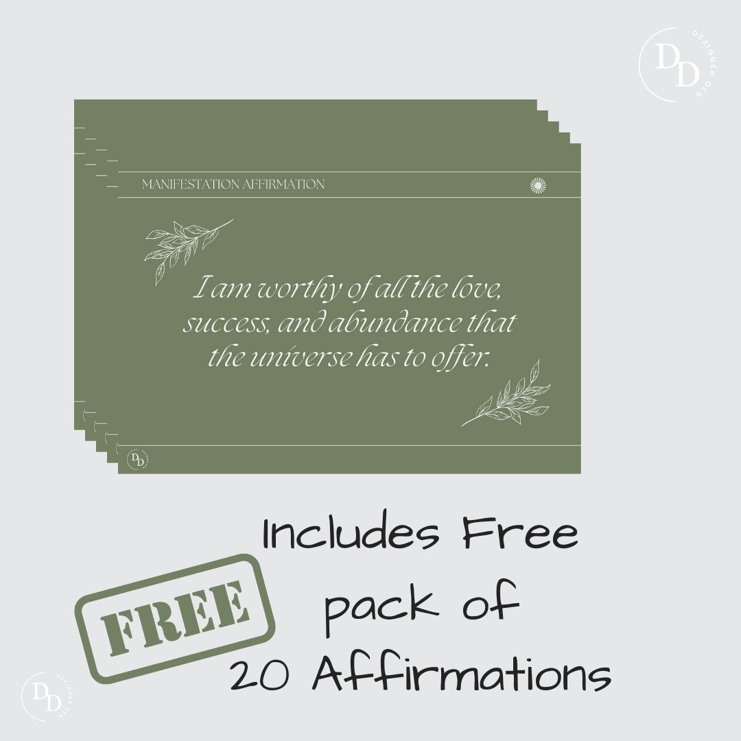 Printable Manifestation Journal for Intentional Manifesting, Law of Attraction, Self-Reflection, Manifesting Planner and Goal Setting